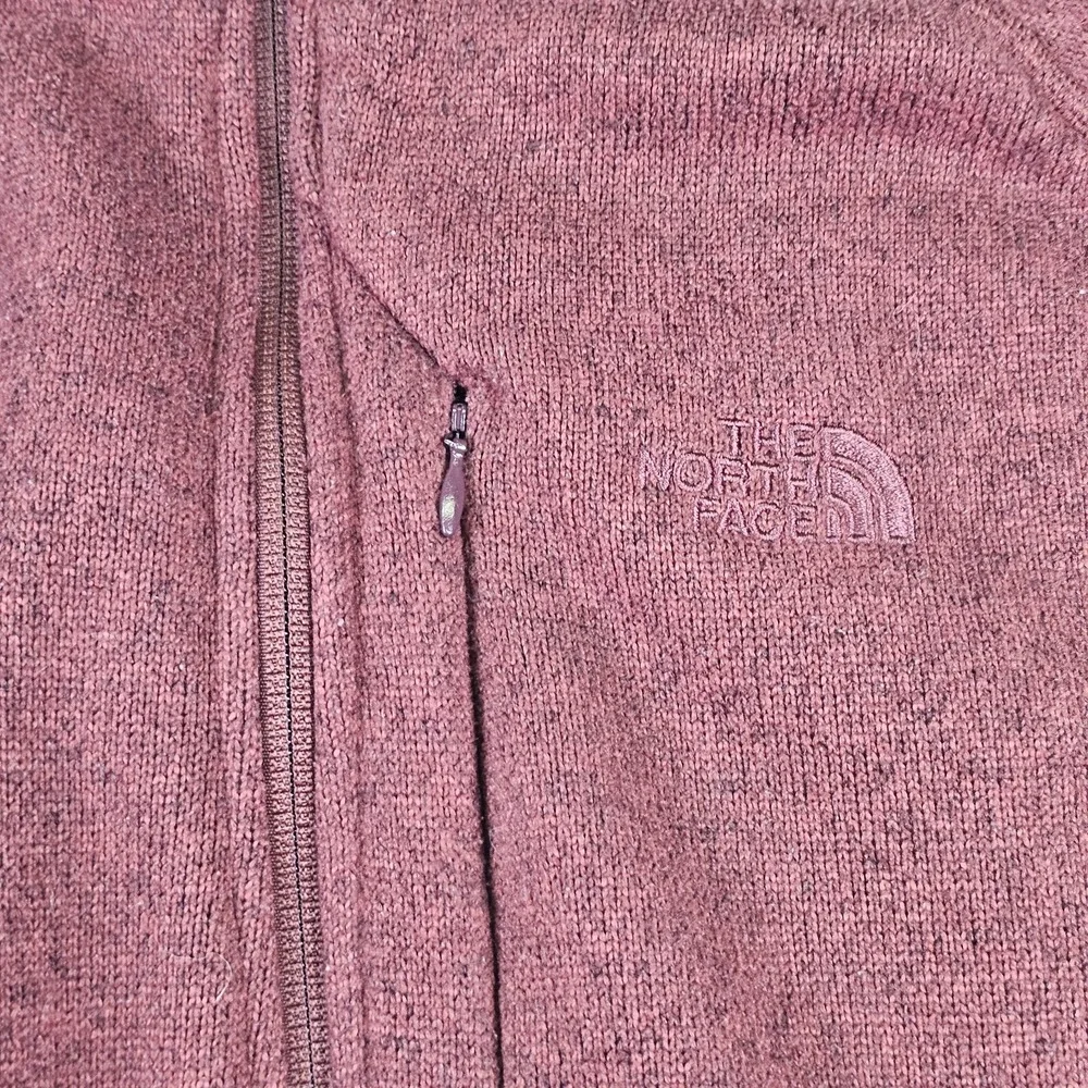 The North Face Fleece‎ Jacket Mens XL Red Full Zip Pockets Hiking Outdoor Warm